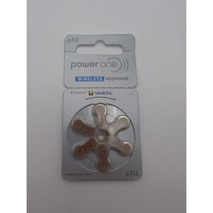 Power One Zinc p312 hearing aid battery, 1 Pack